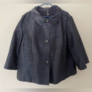 Alfani blue dress coat 20W